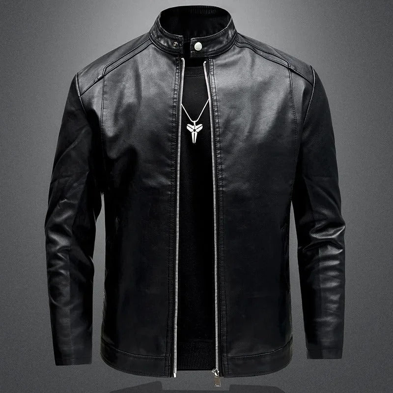 Cruz | Elegant Men's Biker Leather Jacket