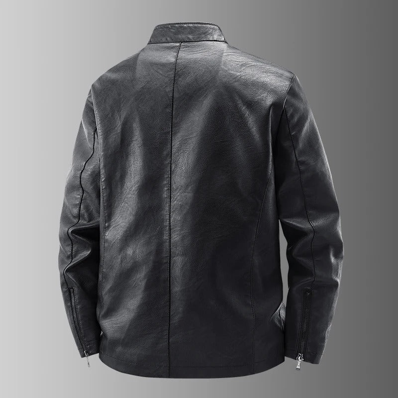 Axel | Leather Biker Jacket