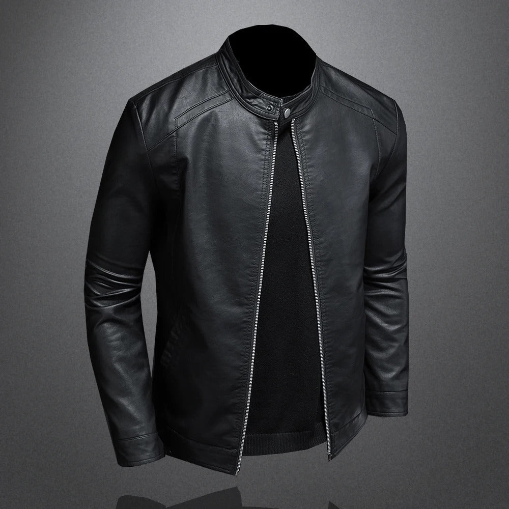 Hank | Classic Leather Jacket