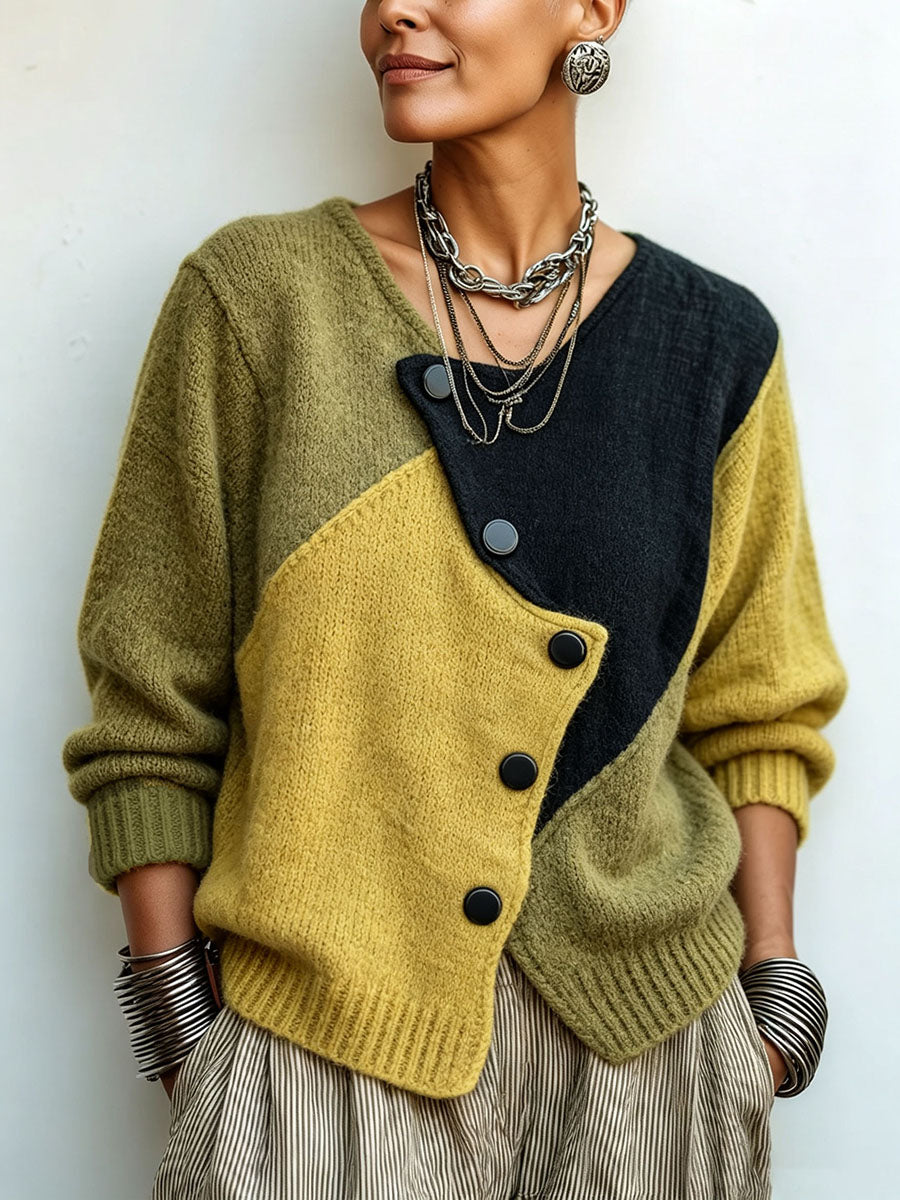 Weston | Color-Block Knit Sweater